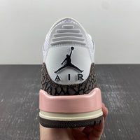 Retro Low Top Sneakers, White Pink Brown Colorway, Lace Up Design, Casual Gift for Sneaker Fans