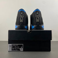 Low Top Sneakers, University Blue Black Colorway, Lace Up Design, Casual Gift for Sneaker Fans