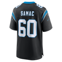 Carolina Panthers Nick Samac Black Team Game Jersey