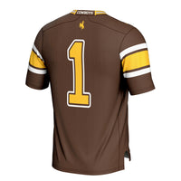 #1 Wyoming Cowboys Football Jersey - Brown