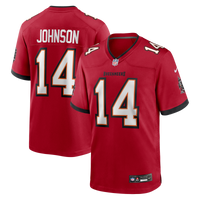 Tampa Bay Buccaneers Brad Johnson Red Game Retired Player Jersey