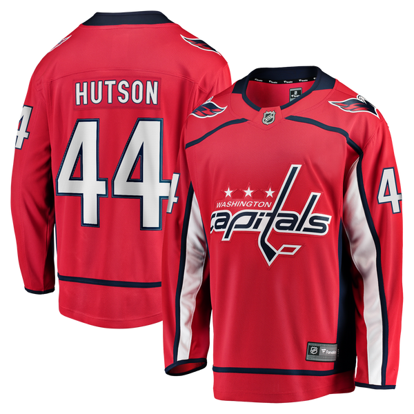 Washington Capitals Cole Hutson Red Home Breakaway Jersey