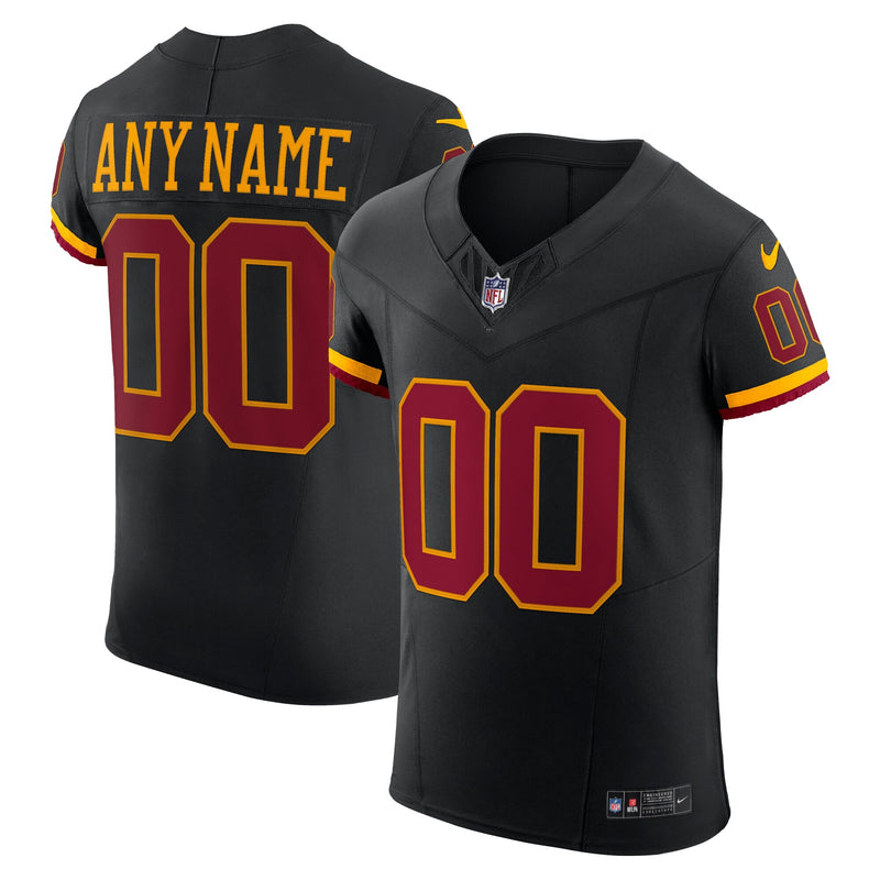 Washington Commanders Black Alternate Elite Custom Jersey