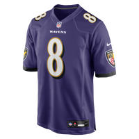 Baltimore Ravens Lamar Jackson Purple Game Jersey