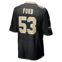 New Orleans Saints Jaylan Ford Black Game Jersey