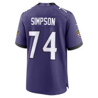 Baltimore Ravens John Simpson Purple Team Game Jersey