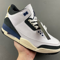 Low Top Sneakers, Blue White Black Colorway, Leather Footwear, Lace Up Design, Casual Gift for Sneaker Fans