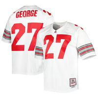 Eddie George White Ohio State Buckeyes Authentic Jersey