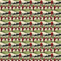 Golfer Holiday Fairway Gift Wrap, Golf Santa Christmas Wrapping Paper, Country Club Xmas Wrapping Paper, Golf Lover Gift Wrapping Paper