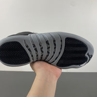 High Top Sneakers, Gray Black Colorway, Lace Up Design, Casual Gift for Sneaker Fans