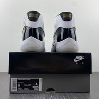 Sneakers, White Black Gold Colorway, Lace Up Design, Casual Gift for Sneaker Fans