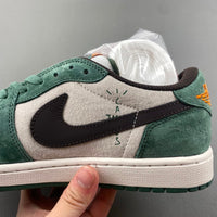 Low Top Sneakers, White Black Green Colorway, Reverse Hook Design, Lace Up Design, Casual Gift for Sneaker Fans