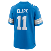 Detroit Lions Damone Clark Blue Team Game Jersey