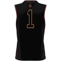 #1 Texas State Bobcats Lightweight Basketball Jersey - Black
