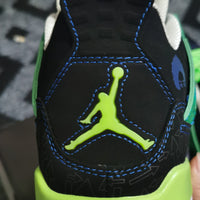 Basketball Shoes, Black Green Colorway, Lace Up Design, Casual Gift for Shoe Lovers