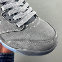 Retro Mid Top Sneakers, Gray Colorway, Lace Up Design, Casual Gift for Sneaker Fans