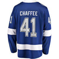 Tampa Bay Lightning Mitchell Chaffee Blue Home Premier Breakaway Player Jersey