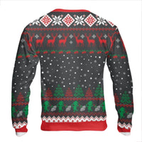 Adult Humor Holiday Sweater, Humorous Touch My Elf Christmas Sweatshirt, Rude Novelty Xmas Crewneck, Naughty Santa Party Pullover Present for Men