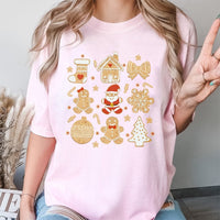 Holiday Gingerbread Tee, Gingerbread Christmas T-Shirt, Adorable Gingerbread Man Shirt, Festive Christmas Cookie Tee, Holiday Present Shirt