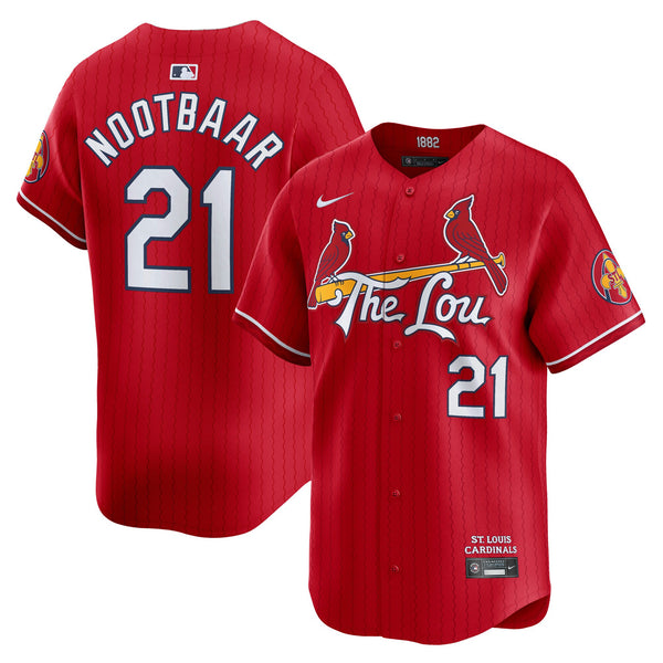 St. Louis Cardinals Lars Nootbaar Red City Connect Limited Player Jersey