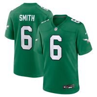 Philadelphia Eagles DeVonta Smith Kelly Green Alternate Game Player Jersey