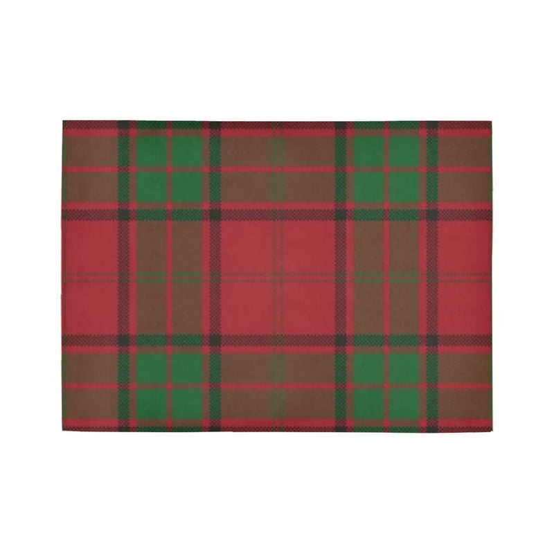 Christmas Holiday Hallway Rug, Red Green Tartan Plaid Runner Rug, Buffalo Check Floor Runner Rug, Winter Kitchen Decor Runner Rug