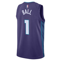 Charlotte Hornets Statement Edition Swingman Jersey - Purple - LaMelo Ball