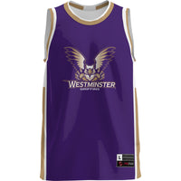Westminster Griffins Lightweight Basketball Jersey - Blue