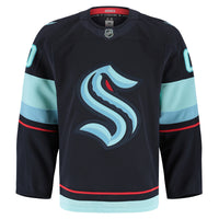 Seattle Kraken Navy Home Authentic Pro Custom Jersey