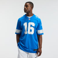 Detroit Lions Jared Goff Blue Game Jersey