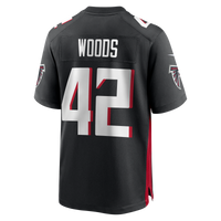 Atlanta Falcons Josh Woods Black Team Game Jersey