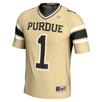 #1 Purdue Boilermakers Endzone Football Jersey - Gold
