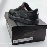 Low Top Sneakers, Black Colorway, Reverse Hook Design, Lace Up Design, Casual Gift for Sneaker Fans