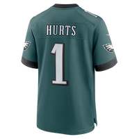 Philadelphia Eagles Jalen Hurts Midnight Green Team Game Jersey