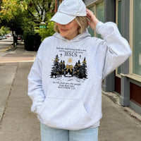 Matthew 1 21 Scripture Hooded Sweatshirt, Jesus Christmas Nativity Hoodie, Christian Faith Christmas Hoodie, Religious Holiday Pullover