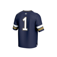 #1 Georgia Southern Eagles Lightweight Collegiate Football Fashion Jersey - Blue
