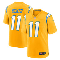 Los Angeles Chargers Cameron Dicker Gold Alternate Game Jersey