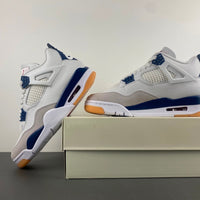Low Top Sneakers, Blue White Gray Navy Colorway, Lace Up Design, Casual Gift for Sneaker Fans