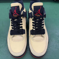 Mid Top Sneakers, Beige Black Red Colorway, Lace Up Design, Casual Gift for Sneaker Fans