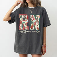 Registered Nurse Holiday Shirt, RN Nurse Christmas T-Shirt, Christmas Tree Nurse Shirt, Nursing Student Xmas Tee, Adorable Medical Holiday Present