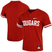 Washington State Cougars Replica Elite Two-Button Baseball Jersey - Crimson