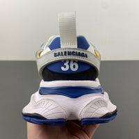 Low Top Sneakers, Royal Blue White Black Colorway, Lace Up Design, Casual Gift for Sneaker Fans