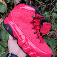 Sneakers, Red Colorway, Lace Up Design, Casual Gift for Sneaker Fans
