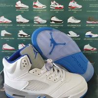 Sneakers, Blue White Colorway, Lace Up Design, Casual Gift for Sneaker Fans