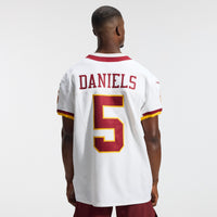Washington Commanders Jayden Daniels White Alternate 2 Super Bowl Era Elite Jersey