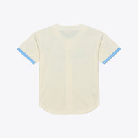North Carolina Tar Heels Mesh Button-Up Batting Practice Baseball Jersey - Cream