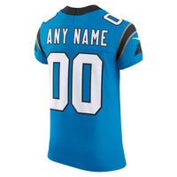 Carolina Panthers Blue Elite Custom Jersey
