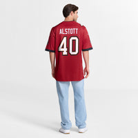 Tampa Bay Buccaneers Mike Alstott Red Retired Player Game Jersey