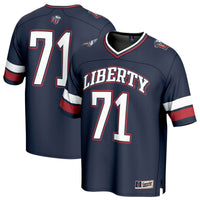 #71 Liberty Flames Lightweight Football Fashion Jersey - Navy