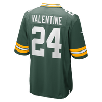 Green Bay Packers Carrington Valentine Green Game Jersey